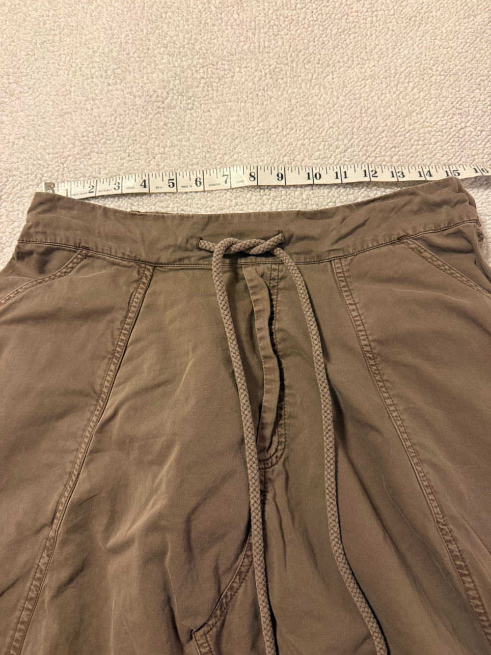 Free People Willow Poplin Midi Maxi Skirt Brown Utility Boho Parachute - Picture 9 of 14